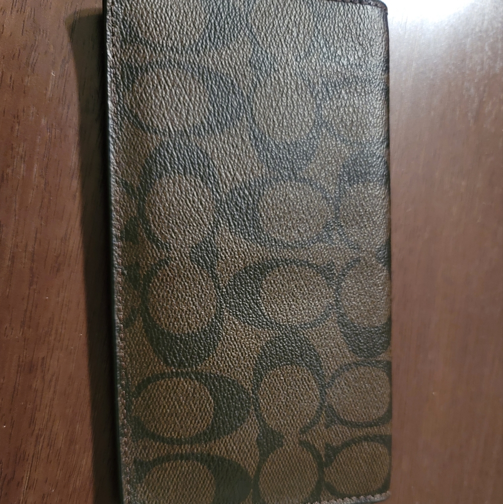 Coach Checkbook Holder
